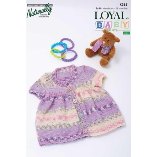  K365 Short Sleeve Dress in Loyal Baby Prints 4 Ply - K365
