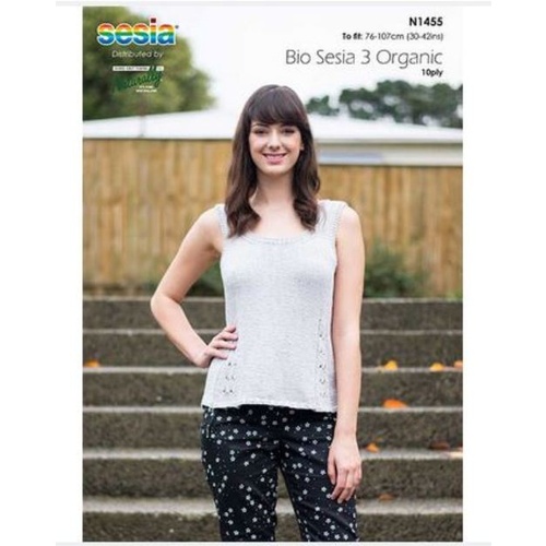N1455 - A-Shaped Top in Bio Sesia 3 10 Ply Pattern