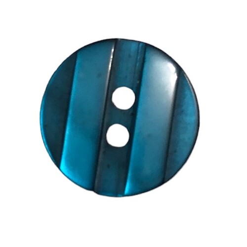 Button - 16mm Aqua