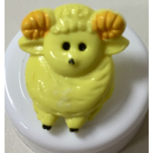 Button - 22mm Sheep Yellow