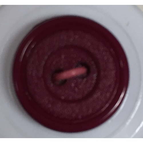 Button - 14mm Burgundy