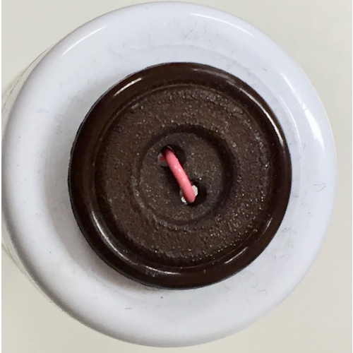 Button - 19mm Brown