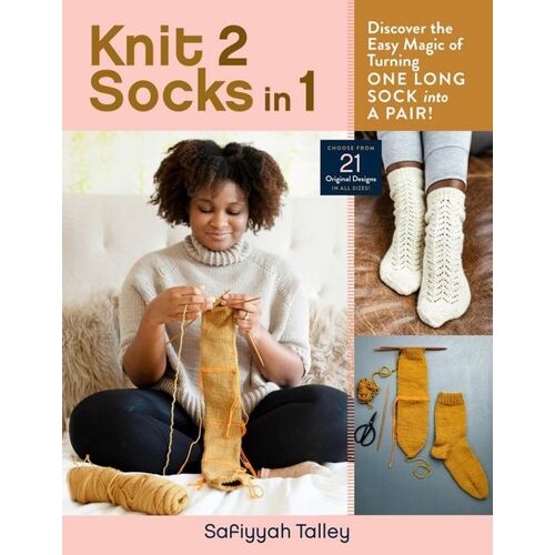 Knit 2 Socks in 1: Discover the Easy Magic of Turning One Long Sock into a Pair!