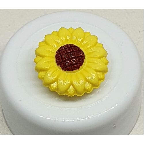 Button - 12mm Sunflower Shank