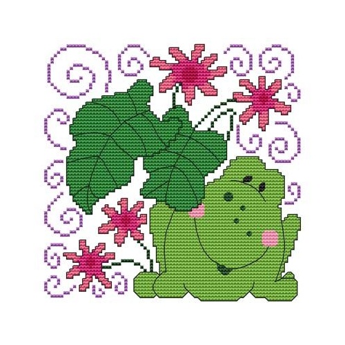 Friends Frog Cross Stitch