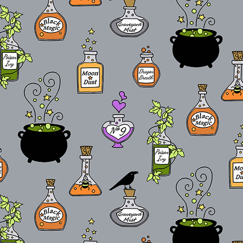 Andover Hocus Pocus - Halloween Potions Cauldron