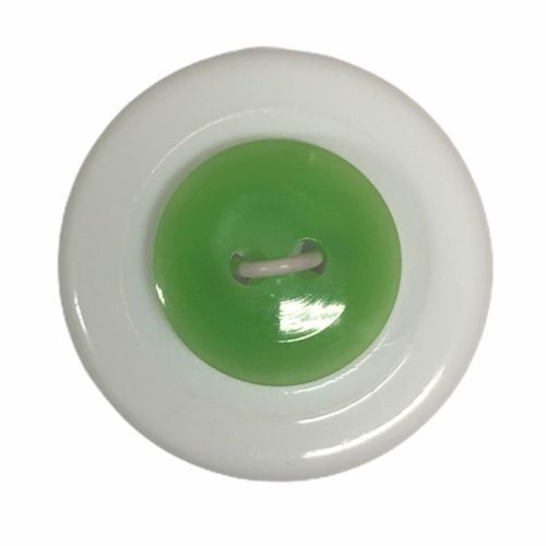 Button - 14 mm Lime Green