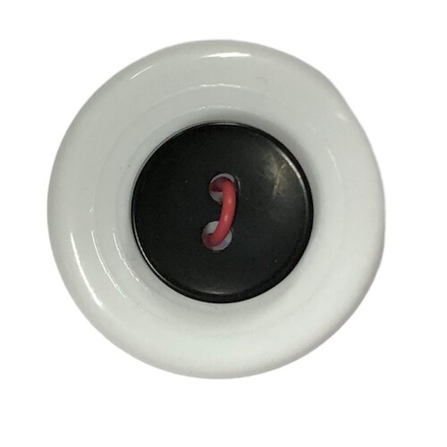 Button - 13mm Black Matt