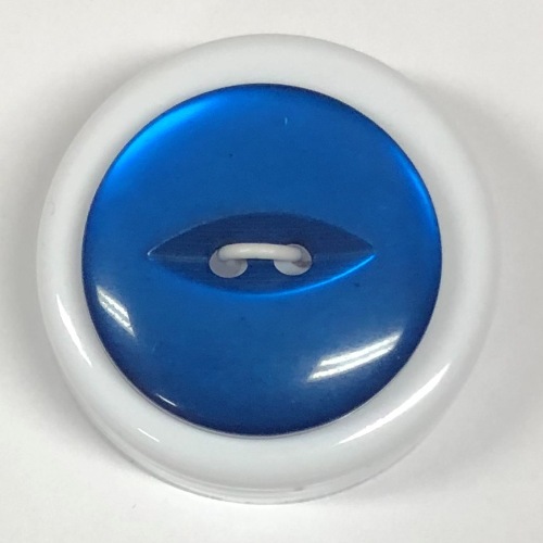 Button - 23mm Blue