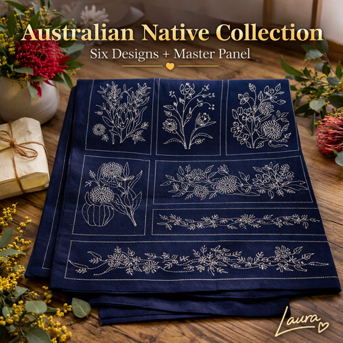 Wildflower Collection Master Panel (Indigo)