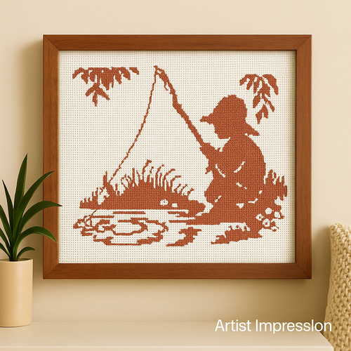 Cross Stitch Chart - Le Petit Pecheur