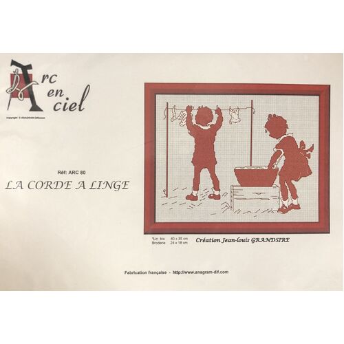 Cross Stitch Chart - La Corde a Linge