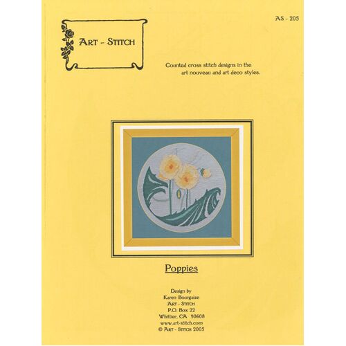 Art Stitch Poppies Cross Stitch AS-205