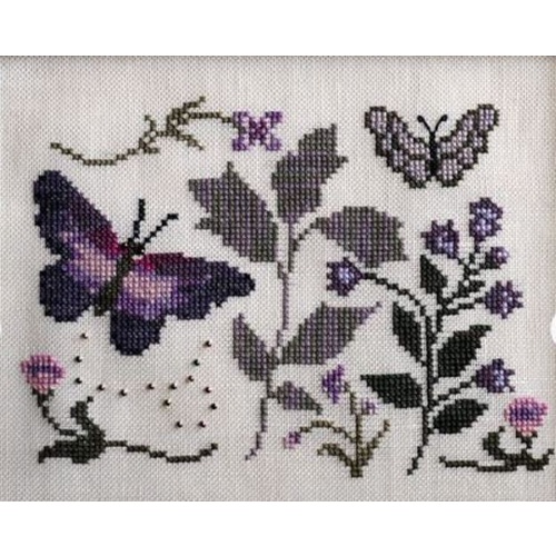 Blooms & Butterflies Cross Stitch Pattern