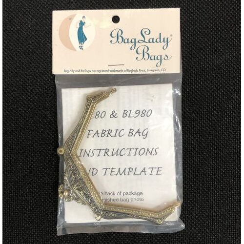 Purse Frame - Ant Champagne Gold 10cm/4i
