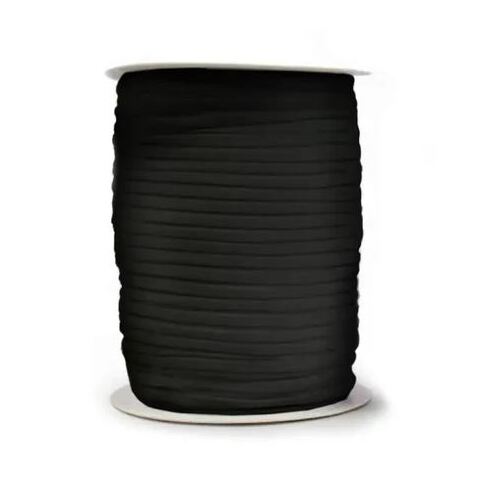 Elastic - 3mm Round Black