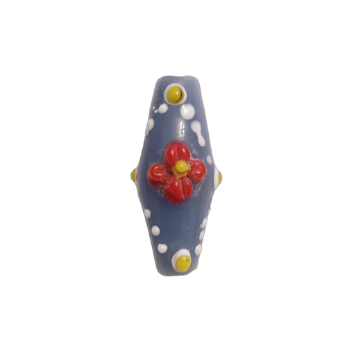 Bead - 20mm Blue Fancy