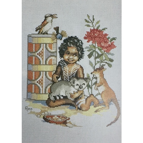  Graeme Ross Cross Stitch Chart - Bush Babies