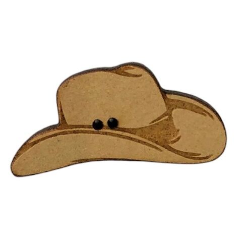 Button - Lasercut Hat