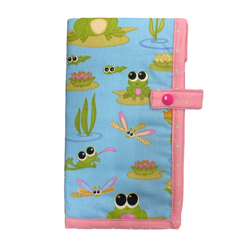 Circular and Double Pointed Needle Wallet - Frogs