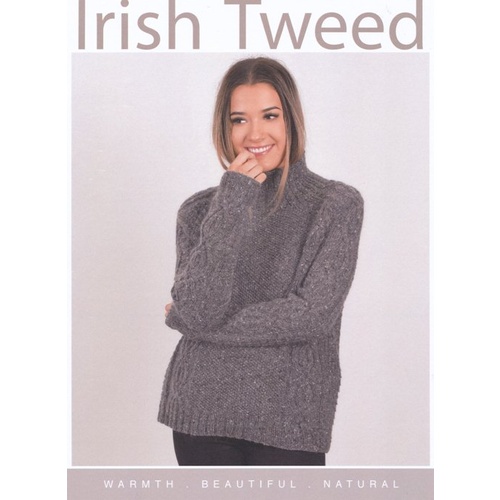 CY080 - Irish Tweed Women's Alder Aran Sweater 