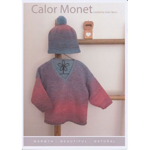 Calor Monet 8 Ply Bubblegum Sweater CY201