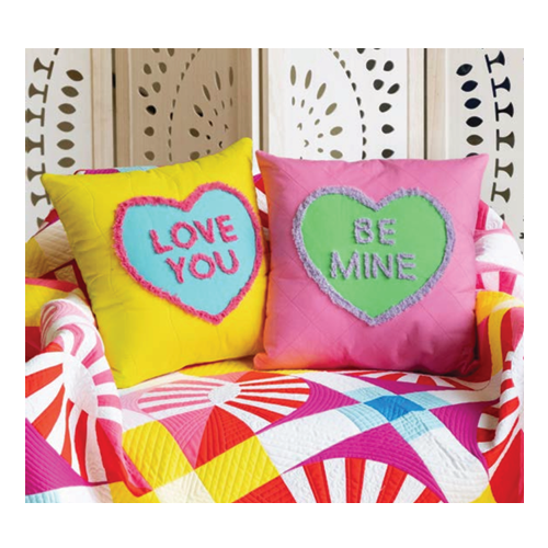 Free - Be Mine Heart Cushion – Free Quilting Pattern