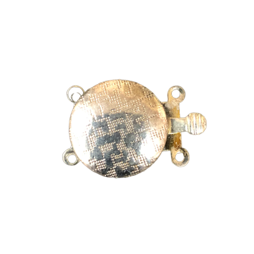 Clasp - Large 2 Hole Silver