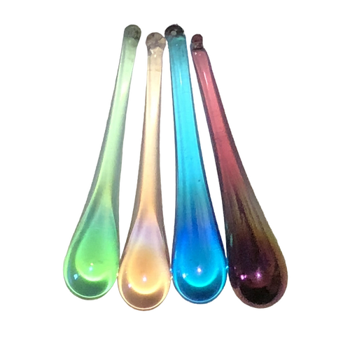 Glass Drops 8cm - Assorted Colours