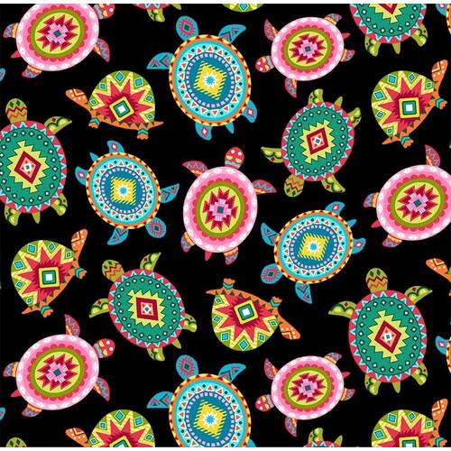 Culture Club - Painted Turtles - DCX9798-Black SALE
