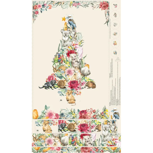 Fabric - Bush Celebration DV5995 Advent Calendar