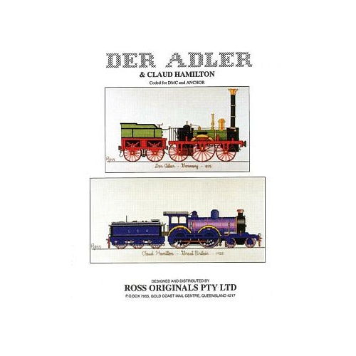  Graeme Ross Cross Stitch Chart - Der Adler & Claud Hamilton