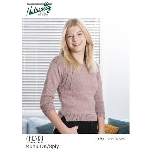 Drop Shoulder Sweater in Muhu Chunky