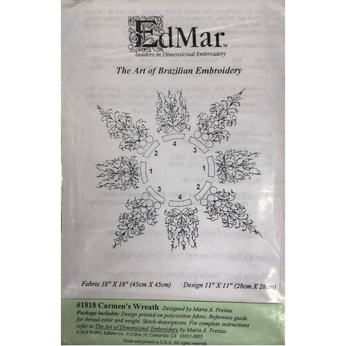 Embroidery #1818 Carmen's Wreath
