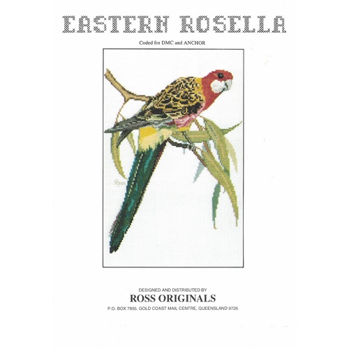  Graeme Ross Cross Stitch Chart - Eastern Rosella