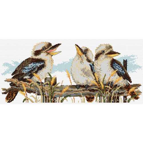 Country Threads Kookaburra Line-Up Cross Stitch FJP-1012
