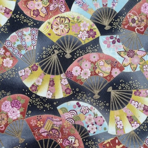 Fat Quarter - Haku 64220 101 Black