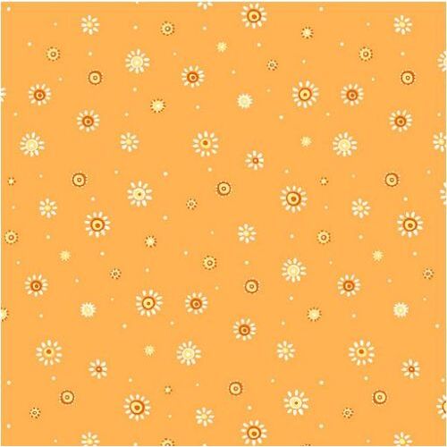 Fat Quarter - Sunburst Dot - Orange
