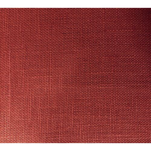 Fabric - 100% Linen Solid Colours -135cm wide - 034 Brick