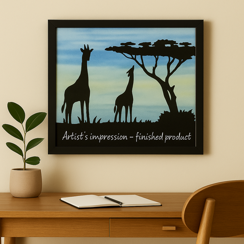 Giraffe Silhouette appliqué kit