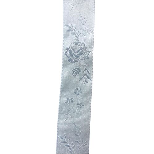 25mm Lt Blue Floral