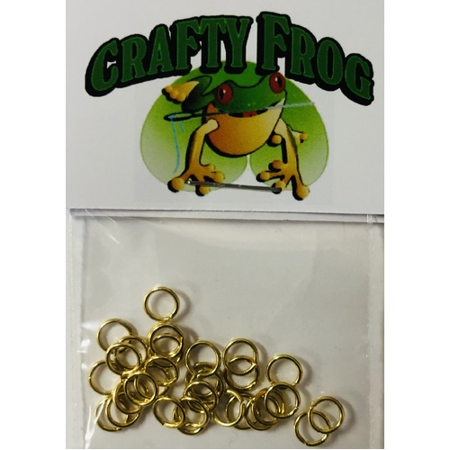 Finding - Jump Ring 5mm Gold (Pack of 30)