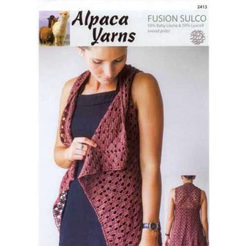 2413 Fusion Sulco Crochet Vest