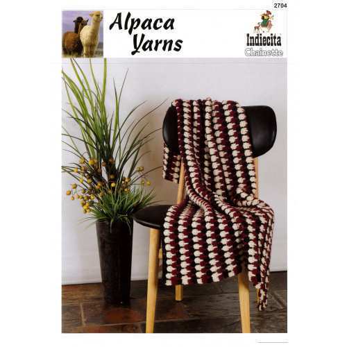 Indiecita Chainette Crochet Throw 2704