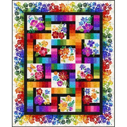The Sunshine  Garden Quilt Kit