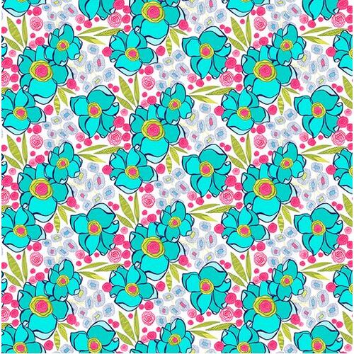 Josie Jean Y3266-1Main Floral White 