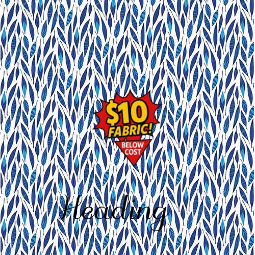 Josie Jean Y3268-89 Leaves Dark Denim 