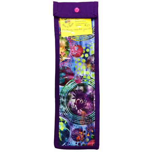 Knitting Needle Pouch - Circles
