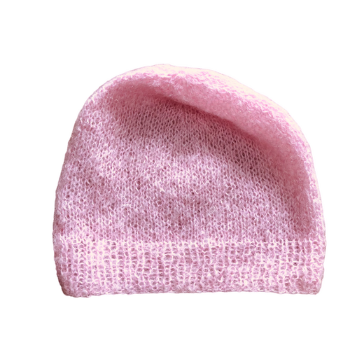 Adult's Knitted Beanie - Pink