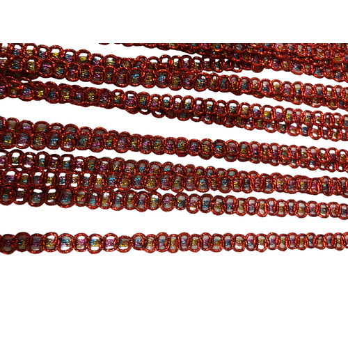 Braid - Lurex Red